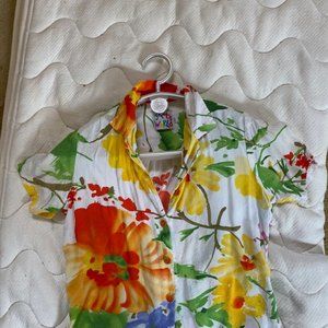 jam's world top, XS, white/multi